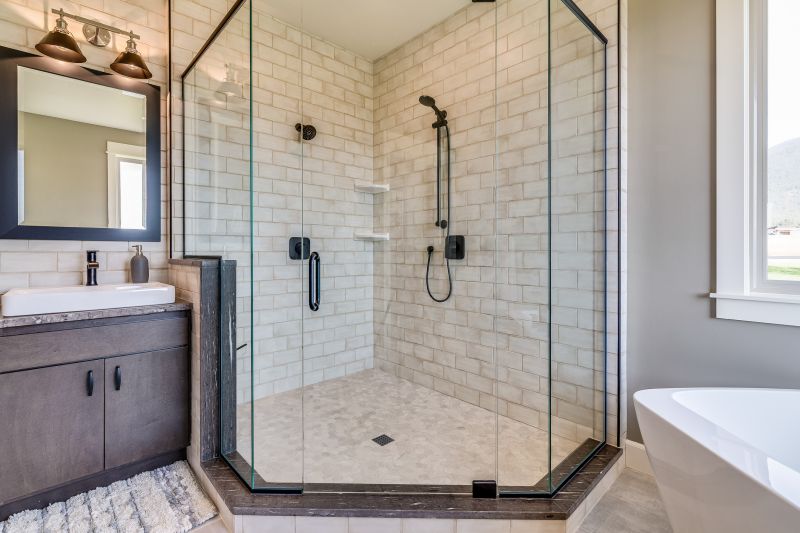 Sleek Shower Installation Scene